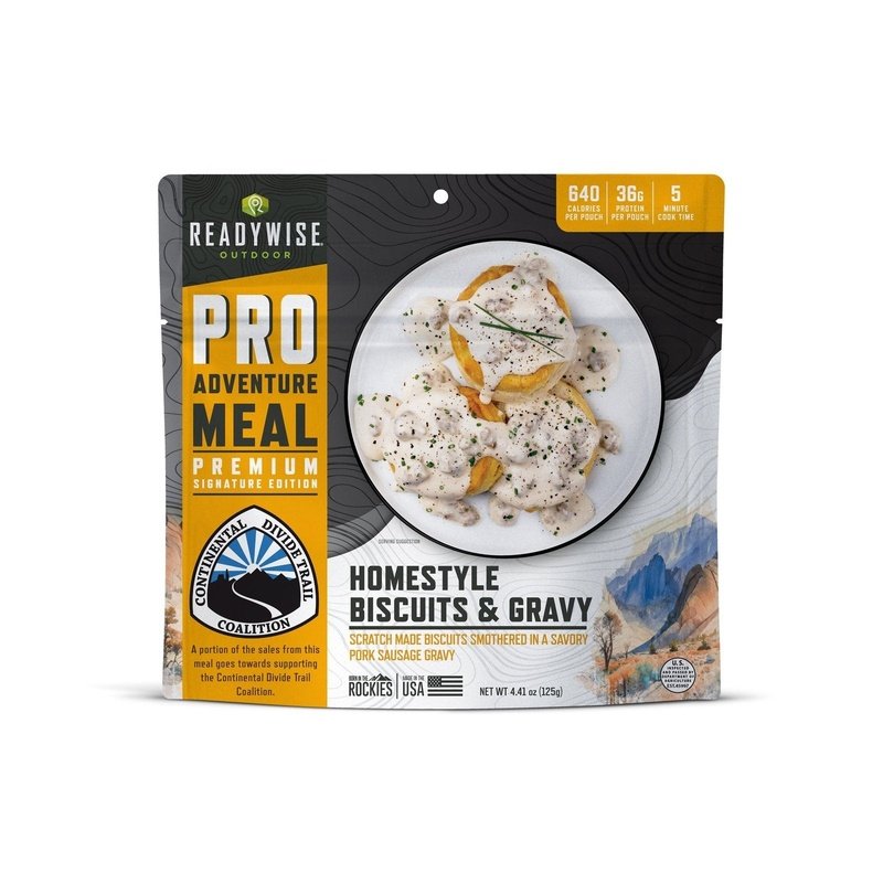 Homestyle Biscuits & Gravy w/Sausage (6ct) American Survivalist