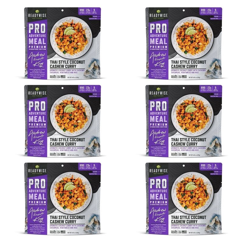 Thai Coconut Cashew Curry (6ct) American Survivalist