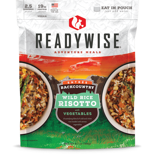 Backcountry Wild Rice Risotto w/Vegetables (6ct) American Survivalist