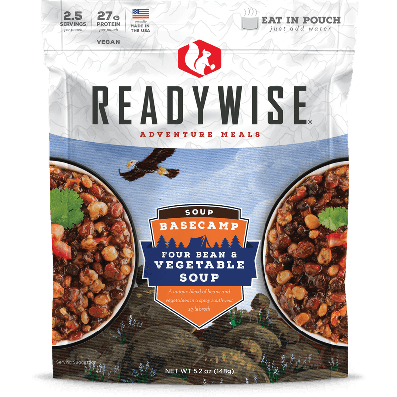 Basecamp Four Bean & Vegetable Soup (6ct) American Survivalist