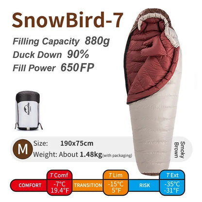 Snowbird Mummy Sleeping Bag American Survivalist