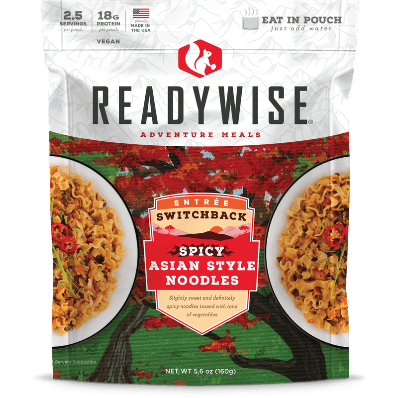 Switchback Spicy Asian Style Noodles  (6ct) American Survivalist